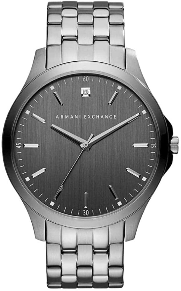 Armani Exchange Men's Stainless Steel Three Hand Dress Watch